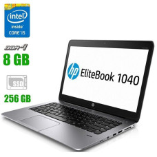 Ноутбук HP EliteBook Folio 1040 G3 / 14" (1920x1080) TN / Intel Core i5-6300U (2 (4) ядра по 2.4 - 3.0 GHz) / 8 GB DDR4 / 256 GB SSD / Intel HD Graphics 520 / WebCam / АКБ NEW б/в