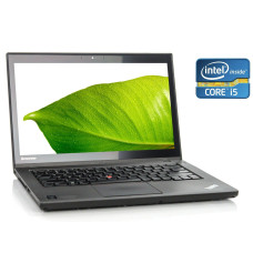 Ультрабук Lenovo ThinkPad T440 / 14" TN / Core i5-4300U (2(4) ядра по 1.9-2.9GHz) / 8GB DDR3 / 120GB SSD / HD Graphics 4400 / WebCam / Win 10 Pro / 2 АКБ б/в