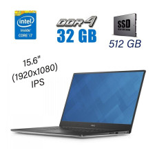 Робоча станція Б-клас Dell Precision 5510 / 15.6" IPS / Core i7-6820HQ (4(8) ядра по 2.7-3.6GHz) / 32GB DDR4 / 512GB SSD / Quadro M1000M, 2GB GDDR5, 128bit / WebCam / USB 3 / HDMI б/в