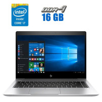 Ультрабук HP EliteBook 840 G6 / 14" (1920x1080) IPS / Intel Core i7-8650U (4 (8) ядра по 1.9 - 4.2 GHz) / 16 GB DDR4 / 480 GB SSD / Intel UHD Graphics 620 / WebCam б/в
