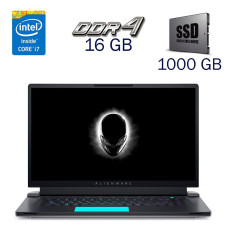 Ігровий ноутбук Dell Alienware x17 R1 / 17.3" (1920x1080) IPS / Intel Core i7-11800H (8 (16) ядер по 2.3 - 4.6 GHz) / 16 GB DDR4 / 1000 GB SSD / GeForce RTX 3070, 8 GB GDDR6, 256-bit / WebCam б/в