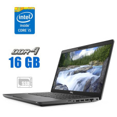 Ультрабук Dell Latitude 5400 / 14" (1920x1080) IPS / Intel Core i5-8265U (4 (8) ядра по 1.6 - 3.9 GHz) / 16 GB DDR4 / 256 GB SSD / Intel UHD Graphics / WebCam б/в
