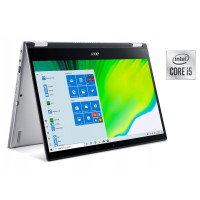 Ноутбук-трансформер Acer Spin 3 SP314-54N x360 / 14" (1920x1080) IPS Touch / Intel Core i5-1035G4 (4 (8) ядра по 1.1 - 3.7 GHz) / 8 GB DDR4 / 512 GB SSD / Intel Iris Plus Graphics / WebCam б/в