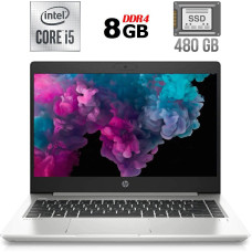 Ультрабук HP ProBook 440 G7 / 14" (1920x1080) IPS / Intel Core i5-10210U (4 (8) ядра по 1.6 - 4.2 GHz) / 8 GB DDR4 / 480 GB SSD / Intel UHD Graphics / WebCam / USB 3.1 / HDMI б/в