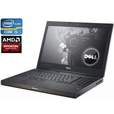 Робоча станція Dell Precision M4600 / 15.6" TN / Core i5-2520M (2(4) ядра по 2.5-3.2 GHz) / 8GB DDR3 / 128GB SSD / Radeon HD 6700M, 1 GB GDDR5, 128-bit / WebCam / DVD-ROM / Win10 Pro б/в