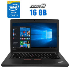 Ультрабук Б-клас Lenovo ThinkPad T460 / 14" (1920x1080) IPS / Intel Core i5-6300U (2 (4) ядра по 2.4-3 GHz) / 16 GB DDR3 / 480 GB SSD / HD Graphics 520 / WebCam / Два АКБ б/в