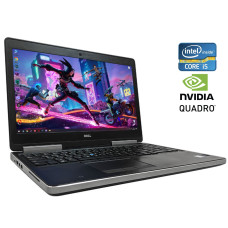 Мобільна робоча станція Б-клас Dell Precision 7520 / 15.6" (3840x2160) IPS / Intel Core i5-7440HQ (4 ядра по 2.8 - 3.8 GHz) / 32 GB DDR4 / 512 GB SSD / nVidia Quadro M2200, 4 GB GDDR5, 128-bit / WebCam / Windows 10 б/в
