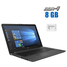Ноутбук HP 250 G6 / 15.6" (1920x1080) TN / Intel Core i3-7100U (2 (4) ядра по 2.4 GHz) / 8 GB DDR4 / 480 GB SSD / Intel HD Graphics 620 / WebCam б/в