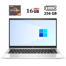 Ультрабук HP EliteBook 845 G7 / 14" (1920х1080) IPS / AMD Ryzen 5 Pro 4650U (6 (12) ядер по 2.1 - 4.0 GHz) / 16 GB DDR4 / 256 GB SSD M.2 / AMD Radeon RX Vega 6 Graphics / WebCam / HDMI / 4G LTE / Windows 11 Pro б/в