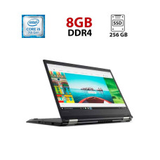 Ноутбук-трансформер Lenovo ThinkPad Yoga 370 / 13.3" (1920x1080) IPS Touch / Intel Core i5-7300U (2 (4) ядра по 2.6 - 3.5 GHz) / 8 GB DDR4 / 256 GB SSD / Intel HD Graphics 620 / WebCam б/в