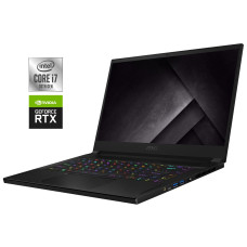 Ігровий ноутбук MSI GS66 Stealth 10SE / 15.6" (1920x1080) IPS / Intel Core i7-10750H (6 (12) ядер по 2.6 - 5.0 GHz) / 16 GB DDR4 / 512 GB SSD / nVidia GeForce RTX 2060, 6 GB GDDR6, 192-bit / WebCam б/в