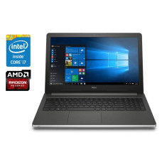 Ігровий ноутбук Dell Inspiron 5559 / 15.6" (1920x1080) IPS / Intel Core i7-6500U (2 (4) ядра по 2.5 - 3.1 GHz) / 8 GB DDR4 / 250 GB SSD / AMD Radeon R5 M335, 4 GB DDR3, 64-bit / WebCam б/в