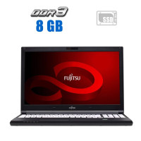 Ноутбук Fujitsu Lifebook E554 / 15.6" TN / Intel Core i3-4100M (2 (4) ядра по 2.5 GHz) / 8 GB DDR3 / 120GB SSD / HD Graphics 4600 / DisplayPort б/в