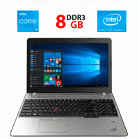 Ноутбук Lenovo ThinkPad E550 / 15.6" (1366x768) TN / Intel Core i5-5200U (2 (4) ядра по 2.2 - 2.7 GHz) / 8 GB DDR3 / 256 GB SSD / Intel HD Graphics 5500 / USB 3.0 / HDMI б/в