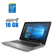 Ультрабук HP 250 G6 / 15.6" TN / Intel Core i3-6006U (2(4) ядра по 2GHz) / 16GB DDR4 / 480GB SSD / HD Graphics 520 / WebCam б/в