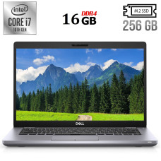 Ультрабук Б-клас Dell Latitude 5410 / 14" (1920x1080) IPS Touch / Intel Core i7-10610U (4 (8) ядра по 1.8 - 4.9 GHz) / 16 GB DDR4 / 256 GB SSD M.2 / Intel UHD Graphics / WebCam / USB 3.1 / HDMI / Windows 10 б/в