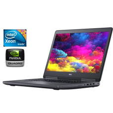 Робоча станція Dell Precision 7720 / 17.3" IPS / Xeon E3-1505M v6 (4(8) ядра по 3-4 GHz) / 32GB DDR4 / 480GB SSD / Quadro P3000, 6GB GDDR5, 192-bit / WebCam / Win 10 Pro б/в