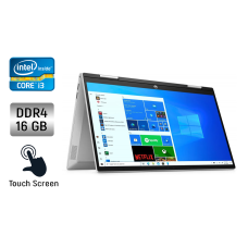 Ноутбук-трансформер HP Pavilion X360 / 15.6" (1366x768) TN Touch / Intel Core i3-1125G4 (4 (8) ядра по 2.0 - 3.7 GHz) / 16 GB DDR4 / 500 GB SSD / Intel UHD Graphics / WebCam б/в