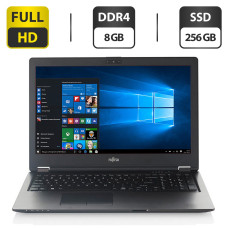 Ноутбук Fujitsu LifeBook U757 / 15.6" IPS / Intel Core i5-7200U (2(4) ядра по 2.5-3.1 GHz) / 8 GB DDR4 / 256GB SSD /HD Graphics 620 / WebCam / HDMI б/в