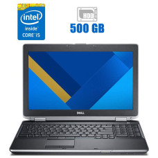 Ноутбук Dell Latitude E6530 / 15.6" (1366x768) TN / Intel Core i5-3230M (2 (4) ядер по 2.6 - 3.2 GHz) / 4 GB DDR3 / 500 GB HDD / Intel HD Graphics 4000 / HDMI б/в