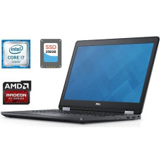 Ігровий ноутбук Dell Latitude E5570 / 15.6" IPS / Intel Core i7-6600U (2(4) ядра по 2.6-3.4 GHz) / 16GB DDR4 / 256GB SSD / Radeon R7 M360, 2GB DDR3, 64-bit / WebCam / HDMI б/в