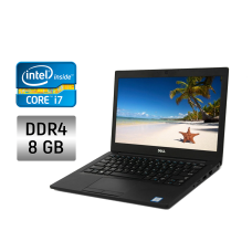 Ультрабук Б-клас Dell Latitude 7280 / 12.5" (1920x1080) IPS Touch / Intel Core i7-6600U (2 (4) ядра по 2.6 - 3.4 GHz) / 8 GB DDR4 / 256 GB SSD / Intel HD Graphics 520 / WebCam / Windows 10 б/в