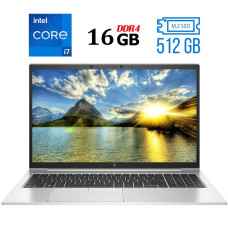 Ультрабук HP EliteBook 850 G8 / 15.6" (1920x1080) IPS / Intel Core i7-1185G7 (4 (8) ядра по 3.0 - 4.8 GHz) / 16 GB DDR4 / 512 GB SSD M.2 / Intel Iris Xe Graphics / WebCam / Wi-Fi 6 / HDMI б/в