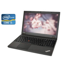 Ноутбук Lenovo ThinkPad T540p / 15.6" (1366x768) TN / Intel Core i5-4210M (2 (4) ядра по 2.6 - 3.2 GHz) / 16 GB DDR3 / 240 GB SSD / Intel HD Graphics 4600 / WebCam / DVD-ROM / Win 10 Pro б/в