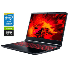 Ігровий ноутбук Acer Nitro 5 AN515-55 / 15.6" (1920x1080) IPS / Intel Core i7-9850H (6 (12) ядер по 2.6-4.6 GHz) / 32 GB DDR4 / 512 GB SSD / GeForce RTX 2060, 6 GB GDDR6, 192-bit / WebCam б/в