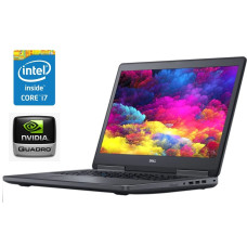 Робоча станція Dell Precision 7720 / 17.3" IPS / Intel Core i7-7820HQ (4 (8) ядра по 2.9-3.9 GHz) / 8GB DDR4 / 256GB SSD + 1000GB HDD / Quadro M1200, 4GB GDDR5, 128-bit / WebCam / Win 10 Pro б/в