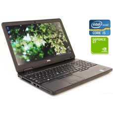 Ноутбук Dell Latitude E5540 / 15.6" (1366x768) TN / Intel Core i7-4600U (2 (4) ядра по 2.1 - 3.3 GHz) / 8 GB DDR3 / 240 GB SSD / nVidia GeForce GT 720M, 2 GB DDR3, 64-bit / Win 10 Pro б/в