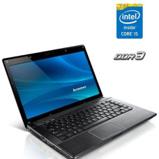 Ноутбук Lenovo G560 / 15.6" TN / Intel Core i5-520M (2(4) ядра по 2.4-2.93 GHz) / 4GB DDR3 / 128GB SSD / HD Graphics / WebCam б/в