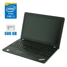 Ноутбук Lenovo ThinkPad E560 / 15.6" (1366x768) TN / Intel Core i5-6200U (2 (4) ядра по 2.3 - 2.8 GHz) / 8 GB DDR3 / 500 GB HDD / Intel HD Graphics 520 / WebCam б/в