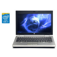 Нетбук А- клас HP EliteBook 2570p / 12.5" (1366x768) TN / Intel Core i7-3520M (2 (4) ядра по 2.9 - 3.6 GHz) / 4 GB DDR3 / 120 GB SSD / Intel HD Graphics 4000 / WebCam / DVD-RW б/в