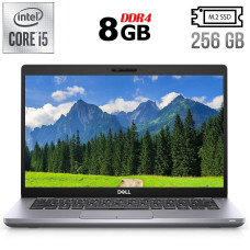 Ультрабук Б-клас Dell Latitude 5410 / 14" (1366x768) TN / Intel Core i5-10310U (4 (8) ядра по 1.7 - 4.4 GHz) / 8 GB DDR4 / 256 GB SSD M.2 / Intel UHD Graphics / WebCam / USB 3.1 / HDMI / Windows 10 б/в