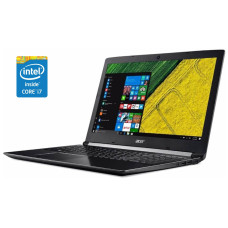 Ноутбук Б-клас Acer Aspire A515-51-75UY / 15.6" (1920x1080) IPS / Intel Core i7-7500U (2 (4) ядра по 2.7 - 3.5 GHz) / 8 GB DDR4 / 256 GB SSD / Intel UHD Graphics 620 / WebCam / Win 10 Home б/в