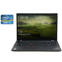 Ноутбук Lenovo ThinkPad / 15.6" IPS / Core i5-6300U (2(4) ядра по 2.4-3 GHz) / 8GB DDR4 / 240GB SSD / HD Graphics 520 / WebCam / Win 10 Pro б/в