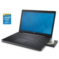 Ноутбук Dell Inspiron 5749 / 17.3" (1600x900) TN / Intel Core i7-5500U (2 (4) ядра по 2.4 - 3.0 GHz) / 8 GB DDR3 / 480 GB SSD / Intel HD Graphics 5500 / WebCam / DVD-ROM / Win 10 Pro б/в