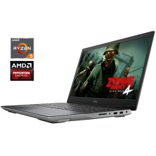 Ігровий ноутбук Dell G5 SE 5505 / 15.6" (1920x1080) IPS / AMD Ryzen 5 4600H (6 (12) ядер по 3.0 - 4.0 GHz) / 16 GB DDR4 / 256 GB SSD + 256 GB SSD / AMD Radeon RX 5600M, 6 GB GDDR6, 192-bit / WebCam / Win 10 Pro б/в