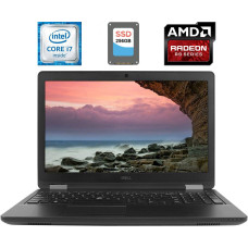 Ігровий ноутбук Dell Precision 3510 / 15.6" IPS / Core i7-6820HQ (4(8) ядра по 2.7-3.6 GHz) / 8GB DDR4 / 256GB SSD / AMD Radeon R9 M360, 2 GB GDDR5, 128bit / WebCam б/в
