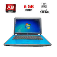 Ноутбук HP Pavilion g6-2349sr / 15.6" (1366x768) TN / AMD A6-3400M (4 ядра по 1.4 - 2.3 GHz) / 6 GB DDR3 / 500 GB HDD / AMD Radeon HD 6520G / WebCam б/в