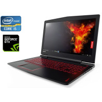 Ігровий ноутбук Lenovo Legion Y520-15IKBN / 15.6" IPS / Intel Core i5-7300HQ (4 ядра по 2.5-3.5 GHz) / 8GB DDR4 / 256GB SSD + 1000GB HDD / GeForce GTX 1050, 4GB GDDR5, 128-bit / WebCam / Win 10 Home б/в