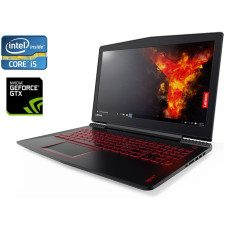 Ігровий ноутбук Lenovo Legion Y520-15IKBN / 15.6" IPS / Intel Core i5-7300HQ (4 ядра по 2.5-3.5 GHz) / 8GB DDR4 / 256GB SSD + 1000GB HDD / GeForce GTX 1050, 4GB GDDR5, 128-bit / WebCam / Win 10 Home б/в