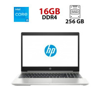 Ноутбук HP ProBook 450 G7 / 15.6" (1920x1080) TN / Intel Core i5-10210U (4 (8) ядра по 1.6 - 4.2 GHz) / 16 GB DDR4 / 256 GB SSD + 320 GB HDD / Intel UHD Graphics / WebCam / USB 3.1 / HDMI б/в