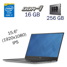 Робоча станція Dell Precision 5510 / 15.6" IPS / Intel Core i7-6820HQ (4(8) ядра по 2.7-3.6 GHz) / 16GB DDR4 / 256GB SSD / Quadro M1000M, 2GB GDDR5, 128-bit / WebCam б/в