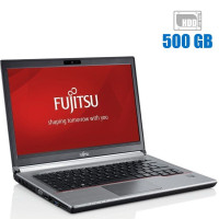 Ноутбук Б-класс Fujitsu LifeBook E734 / 13.3" (1366x768) TN / Intel Core i3-4000M (2 (4) ядра по 2.4 GHz) / 4 GB DDR3 / 500 GB HDD / Intel HD Graphics 4600 / WebCam / VGA / Windows 10 Pro б/в