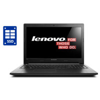 Ноутбук Б-клас Lenovo G500 / 15.6" (1366x768) TN / Intel Pentium 2020M (2 ядра по 2.4 GHz) / 8 GB DDR3 / 120 GB SSD / Intel HD Graphics / WebCam / DVD-ROM б/в