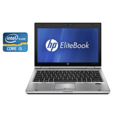 Нетбук HP EliteBook 2560p / 12.5" (1366x768) TN / Intel Core i5-2520M (2 (4) ядра по 2.5 - 3.2 GHz) / 8 GB DDR3 / 240 GB SSD / Intel HD Graphics 3000 / WebCam / Win 10 Pro б/в