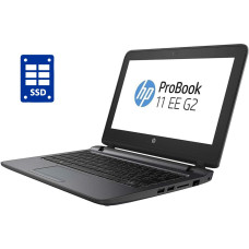 Нетбук-трансформер HP ProBook x360 11 G2 EE / 11.6" (1366x768) TN Touch / Intel Core i3-6100U (2 (4) ядра по 2.3 GHz) / 8 GB DDR4 / 240 GB SSD / Intel HD Graphics 520 / WebCam / Win 10 Pro б/в