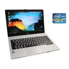 Ультрабук Fujitsu LifeBook S935 / 13.3" (1920x1080) IPS / Intel Core i5-5200U (2 (4) ядра 2.2 - 2.7 GHz) / 8 GB DDR3 / 500 GB HDD / Intel HD Graphics 5500 / WebCam / Win 10 Pro б/в